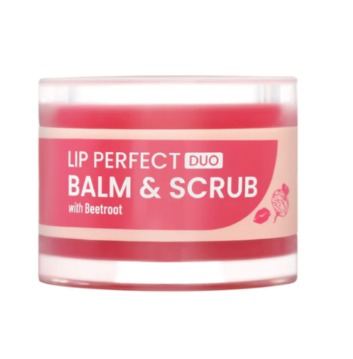 Swiss Beauty Lip Perfect Duo Balm & Scrub-Beetroot