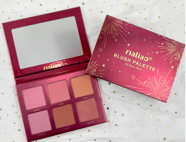 Maliao HD Blush Palette 6 Color Matte Touch