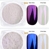 Pearl Mermaid Colorful Nail Powder Fairy White Gloss Nails Art Pigment UV Gel Polish Mirror Chrome Dust (7 Pieces)